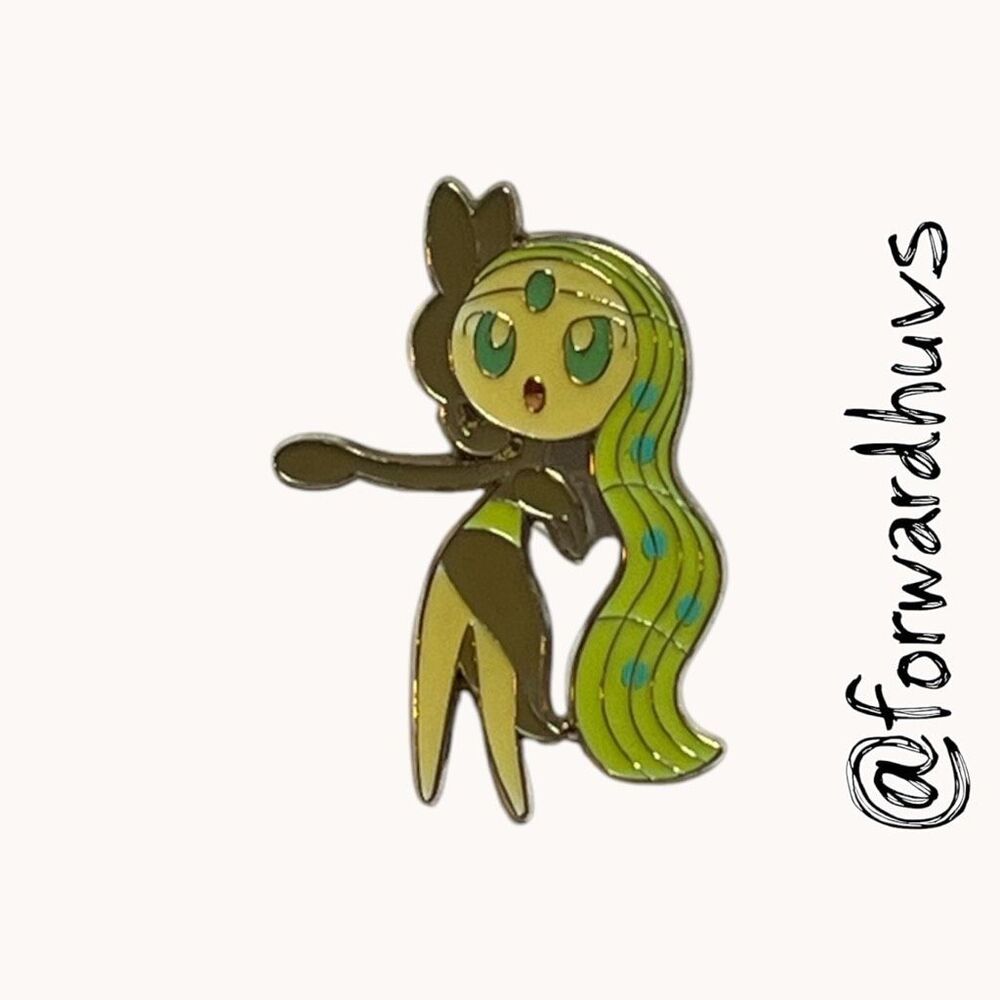 Pokemon 20th Anniversary Meloetta Enamel Pin Official Nintendo 2016